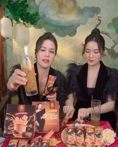 Tặng 2 hộp cà phê - Cà phê Nhật Kim Anh Nấm Linh Chi - Đông Trùng Hạ Thảo (Hộp 10 gói) - Laura Coffee - Laura Sunshine