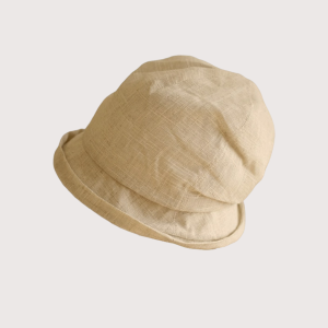 BILLI ZILLY | Cotton Pleated Japanese Style Small Brim Breathable Sun Hat