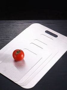 316 Stainless Steel Chopping Board Double-sided Cutting board Antibacterial Multifunctional Anti-mould papan pemotong 菜板