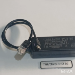 Cáp POE Splitter từ 48V ra 5V đầu cắm RJ45 nguồn đầu cắm Micro USB cho Camera