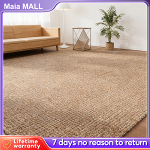 MAIA Nordic Carpet for Living Room (Kapet sa Sala) Non-slip Tencel Cloud Velvet Rug Soft Breathable Minimalist Floor Mat for Bedroom Brown/Grey 160x200cm