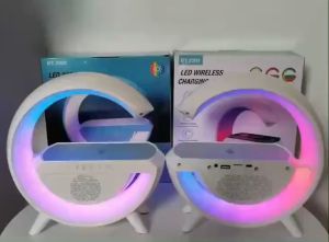 ชุดลำโพงบลูทูธ ลำโพง+แท่ชาร์จไร้สาย รุ่น BT-3401 โคมไฟLED นาฬิกาปลูก สร้างบรรยากาศข้างเตียง ลำโพงบลูทูธไร้สาย Bluetooth wireless Charging รุ่นแดด เสียงดี ประกาศไว้ในสีรุ้งหลากสี ราคาที่เพียงพอ