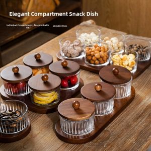 Luxurious Divided Fruit Tray Glass