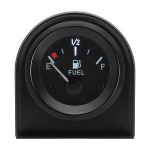 2 52mm Fuel Level Gauge Pointer 12V Car Fuel Tank Meter with LED Backlight Rim Automotive Gauges