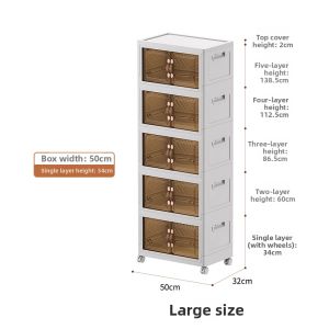 DIHUANTUO | Folding Plastic Storage Cabinet