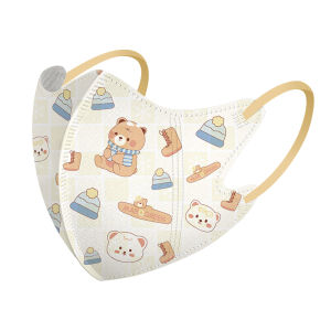 WANBAOLV | Breathable Summer Cotton Lining Mask for Kids 5-12 Years Old