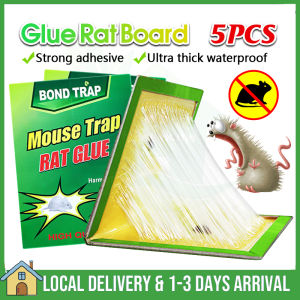 5PCS Super Mouse Glue Trap Foldable Pest Control Pad Tikus Papan Pelekat Gum tikus Snake Bugs Rat Mice Catcher Board