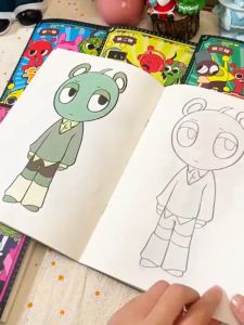 Buku Melukis Kanak Kanak Rhythm Box Latihan Mewarna Buku Belajar Kartun Pemula Lukisan Kreatif Sprunki Rhythm Box Cartoon Drawing Book for Kids Beginner Sketch Practice Fun Coloring Book Tracing Pad Art Starter 节奏盒子儿童动漫画册初学者绘画本趣味涂色书零基础临摹练习册启蒙美术画画书 B053