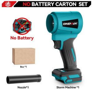 ONEVAN 4000W High Power Brushless Turbo Fan Electric Air Blowers Handheld Jet Fan Snow Leaf Dust Tool For Makita Battery Pin