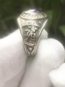 Nhẫn Mỹ bạc đại bàng 1979 thần tài