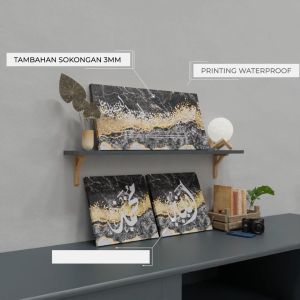 TERMURAH! 3 PANEL WALL DECO FRAME 1 SET