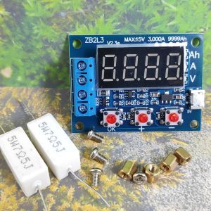 modul cek kapasitas baterai ZB2L3 mAh meter pengukur kapasitas baterai Discharge baterai Ah meter