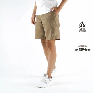 Aerostreet Cargo Pendek Aksa Khaky Celana Cargo ECAAA