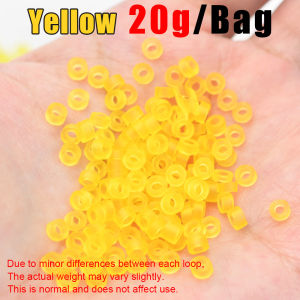 Topranc 20g Ultra-thin High Elastic Loops for Bloodworm Clip Fast Bait Loading Fishing Accessories