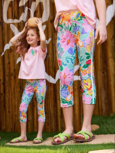PPTOWN | New Elastic Slim Fit Seven-eighth Pants for Girls