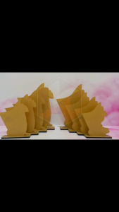 Acrylic Plaque Pageant Blank Clear / Transparent Trophy Awards