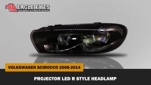 VOLKSWAGEN SCIROCCO 2008-2014 PROJECTOR LED HI-LO BEAM R STYLE HEADLAMP
