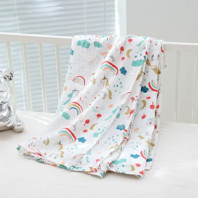 Chăn Mùa Hè Thoáng Khí Bằng Vải Cotton Muslin