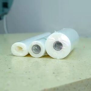 HOMEAPPLIANCESOLUTIONS Household suction vacuum bag grain transparent plastic bag compression bag mesh vacuum bag Raw and cooked food sealed bag storage bag 5 meters long according to need free cutting