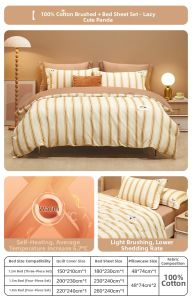 Boyang Home Textile | Retro Style Fleece Thickened Four-Piece Bedding Set