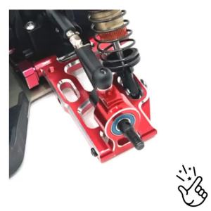 Rear Wheel Cup for LC RACING 1/10 PTG-2 PTG-2R OP Accessories Metal Upgrade Parts Rc Model Crawler Car Truck Buggy