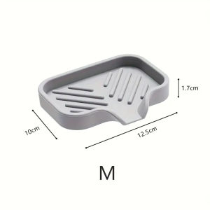 Khay Hứng Nước Silicon Cho Vòi Rửa Chén Kèm Khay Đựng Xà Phòng Miếng Bọt Biển Khay Thoát Nước Khay Để Đồ Trên Mặt Bếp