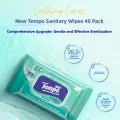 Tempo Disposable Wet Wipes Antibacterial Hygienic Large Pack Family Size for Baby And Skin Regular Wet Wipes Cleaning. 