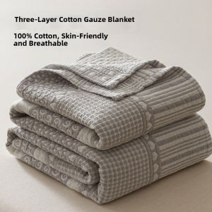 NONGNONGAI | 100% Cotton Summer Thin Blanket