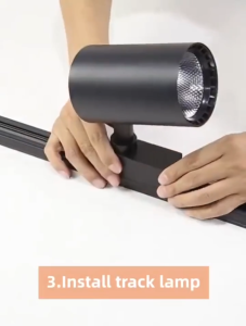 Track Light COB Spotlights Complete Set Adjustable Ceiling Lights Rail 20W 30W For Home Room Store DecorBar Lighting