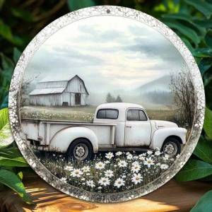 CIFbuy | CIFBUY Snowpeaks Vintage Metal Tin Sign 7.87x7.87 Inch Retro Bar Pub Decor 2D Flat Aluminum Wall Art Home Kitchen Living Room