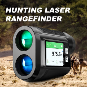Nohawk | NOHAWK 1500M Laser Rangefinder Voice Broadcast Touchable HD Screen Distance/Angle/Speed/Scan/Golf Multi Modes for Golf or Hunt