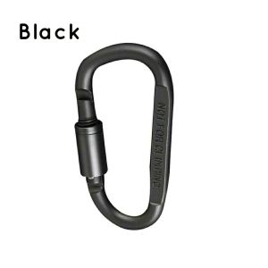 Karabiner Aluminium D-Ring Gantungan Kunci Tas Outdoor Quickdraw Carabiner