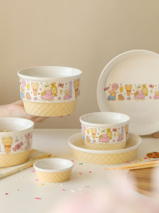 LOTUS BLUE | Cute Lotus Ice Cream Design Dining Set