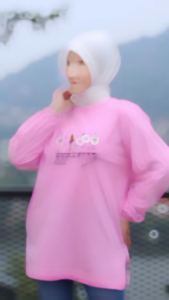 Forever Kaos Oversize Lengan Panjang Kerut Kaos Cotton Combed 24s Motif Gambar Lucu Kekinian Atasan Jumbo