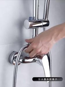 Quick-Opening Shower Diverter Brass Valve
