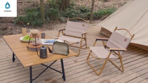 Camping Chair Foldable 2KG Outdoor Portable Backrest Fishing Folding Kermit Chair