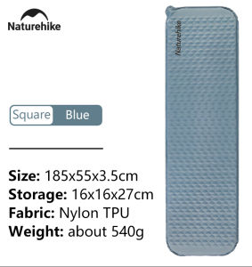 Naturehike 2024 New Inflatable Mattress Ultralight Folding Quick Self Inflating Inflatable Bed Spong Mat Camping Air Mattress