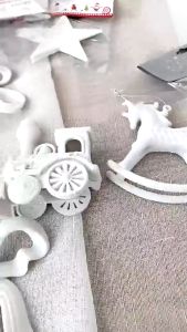 Sincecu Xmas Tree Pendants Snowflake Angel Deer Hanging Ornaments Christmas Decorations Decor For Home Kids Toy Party Christmas Tree Decorations White Angel Doll Reindeer Snowflakes Shape Xmas Tree Hanging Ornament DIY