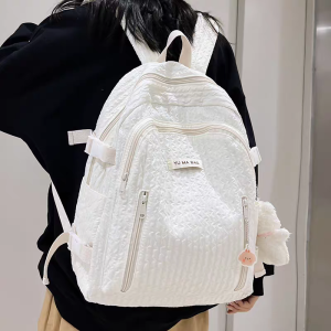 JIFANPAUL | College Style Cute Large Capacity Backpack for Junior High and High School Girls with Laptop Compartment