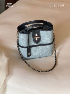 CHIO‘2ND | Túi Xách Vai Denim Phong Cách Mùa Hè