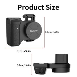 3-in-1 Magnetic Ring Light & Phone Stand Adjustable Brightness Selfie Grip Strong Magnet Finger Holder for Streaming Vlogging