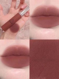 3ce Fuzzy Focus Cream Lip Mud Lip Glaze Womens Lipstick Rust Brown Brownie Maple Cinnamon Matte Whitening New Model