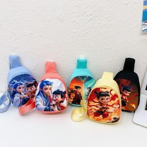 Cartoon Nezha Design Kids Bag