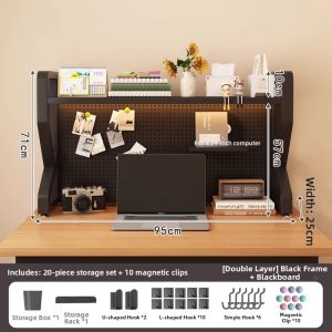 XIANGNANSONG | Desk Organizing Multipurpose Shelf Bookcase