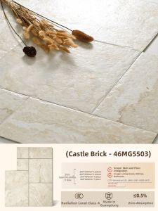 BEIQIVI | Limestone Look Slip-Resistant Retro Floor Tile