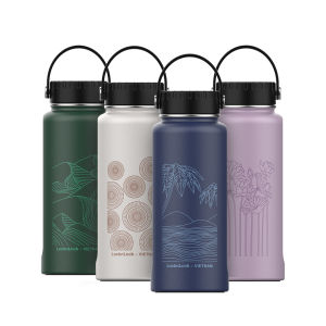 Bình giữ nhiệt LocknLock x Việt Nam phiên bản đặc biệt 897ml LHC4160 chất liệu thép không gỉ kèm cọ rửa ống hút đầu Silicone - JoyMall