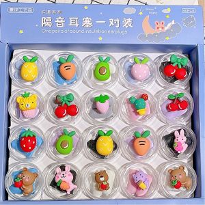 Memory Foam Noise Reduction Earplugs Cartoon Style Box Packed Sound Isolation Plugs for Sleeping and Learning