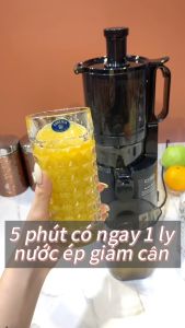 Máy Ép Chậm CASO Design SJW 600 XL model 2024 Công suất 250W tốc độ 40 vòng/phút bảo toàn các chất dinh dưỡng và vitamin hiệu suất cao hơn tới 30%