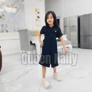 UK jumpsuit QUEEN anak 2-12 tahun bahan crincle airflow cey 2024