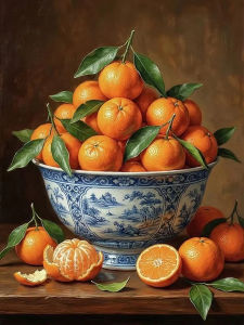 DIY Paint By Numbers Oranges Oil Painting By Number New Arrivals Art Handmade Gift Home Decoration 